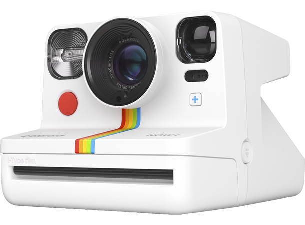 Polaroid Now + Gen 2 Kamera, Hvit Instantkamera med app-kontroll