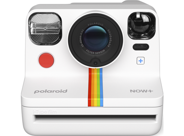 Polaroid Now + Gen 2 Kamera, Hvit Instantkamera med app-kontroll