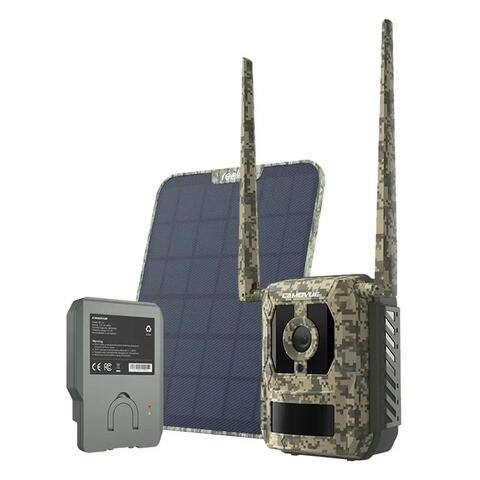 Reolink Camovue Talon Pro Solcelle-kit Pakke med kamera, batteri og solceller