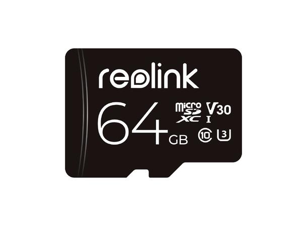 Reolink Micro SD kort 64GB 64 GB, MicroSDXC 1, V30, A2, U3 