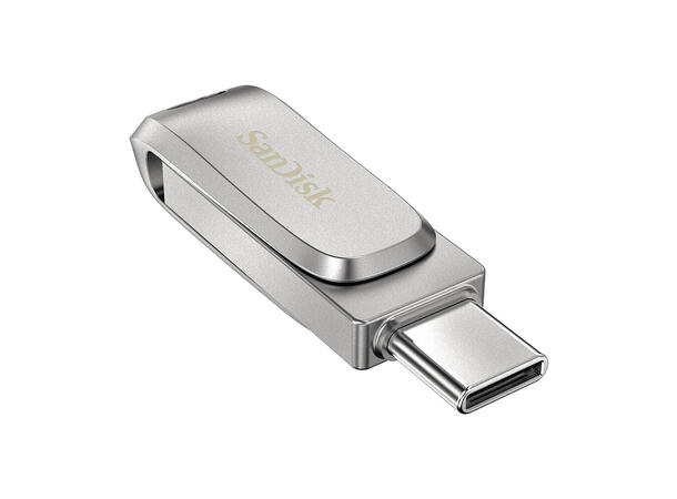 SANDISK USB Dual Drive Luxe 256 GB USB Type-C og Type-A, Minnepenn, 150MB/s
