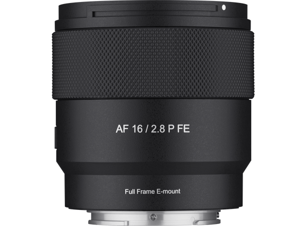Samyang AF 16mm f/2.8 P, Sony E Vidvinkelobjektiv for fullformat 