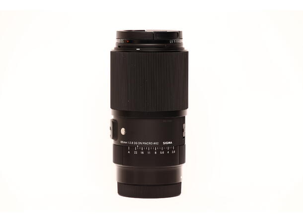 Sigma 105mm 1:2.8 DG DN Macro, BRUKT BRUKT, Se beskrivelse, for L-mount 
