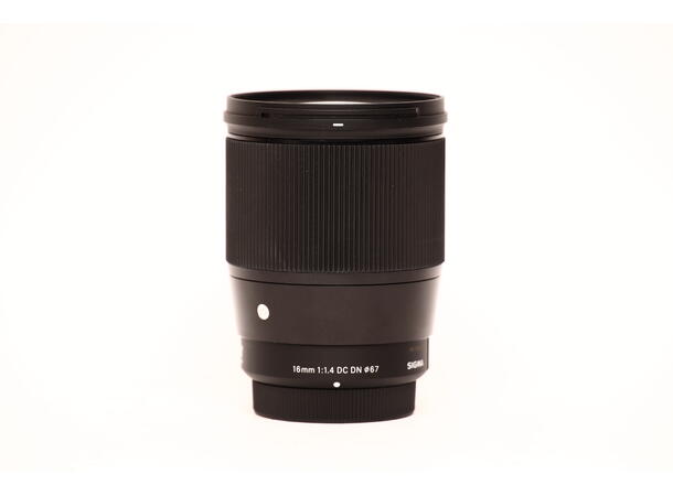 Sigma 16mm 1:1.4 DC DN BRUKT BRUKT, Se beskrivelse, for MFT 
