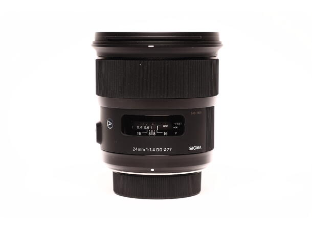 Sigma 24mm f/1.4 DG Art, BRUKT BRUKT, Se beskrivelse, for Nikon 