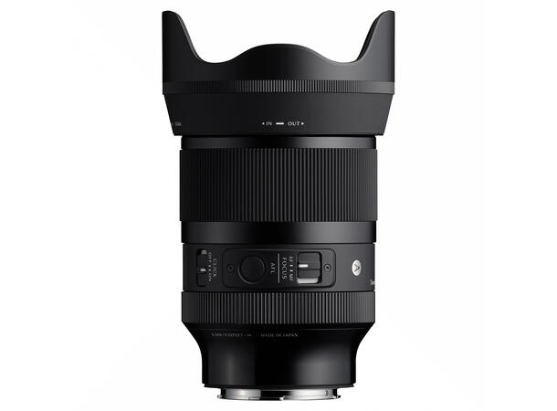 Sigma 35MM F1.2 DG II ART Sony E Eksepsjonell optisk ytelse 