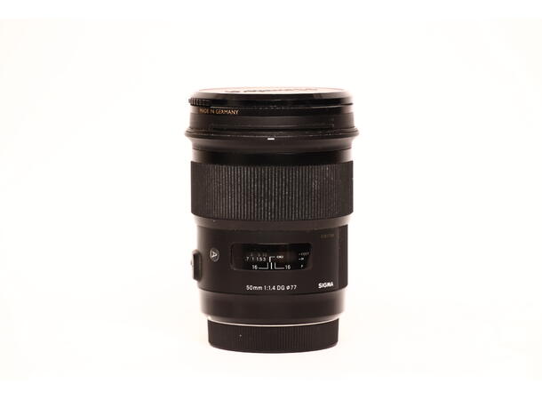 Sigma 50mm f/1.4 DG Art, BRUKT BRUKT, Se beskrivelse, for Canon EF 