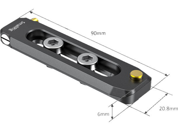 SmallRig 2484 Low Profile Nato Rail 90mm 90mm NATO-rail Adapter 