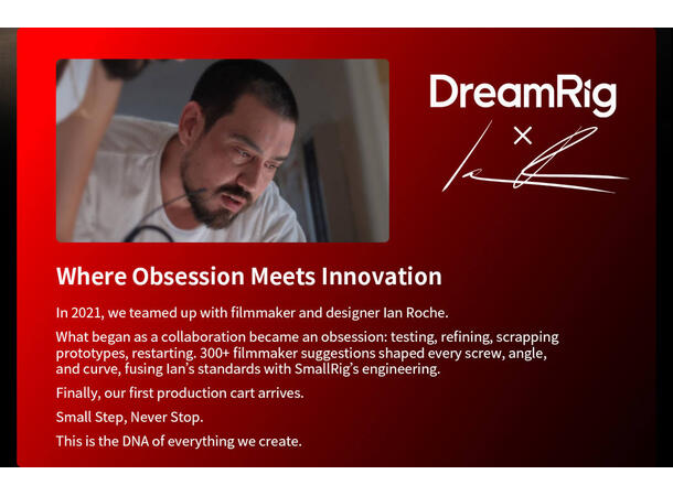 SmallRig 4573 36" Lightweight Videocart En mobil arbeidsstasjon i proffklassen 