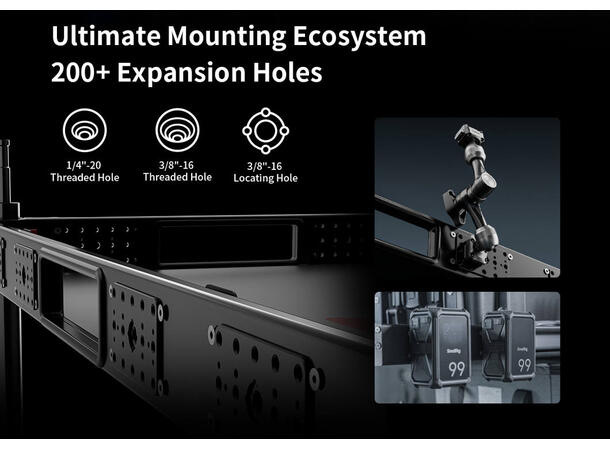 SmallRig 4573 36" Lightweight Videocart En mobil arbeidsstasjon i proffklassen 