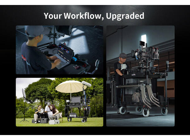 SmallRig 4573 36" Lightweight Videocart En mobil arbeidsstasjon i proffklassen 