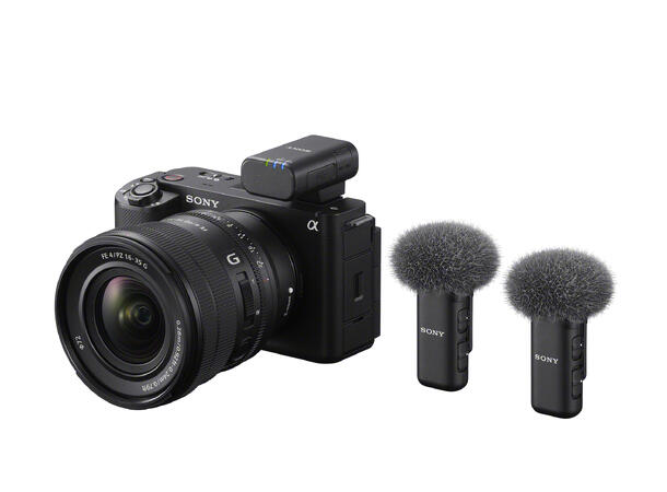 Sony ECM-W3 trådløst mikrofonsystem Mikrofon med støydemping 