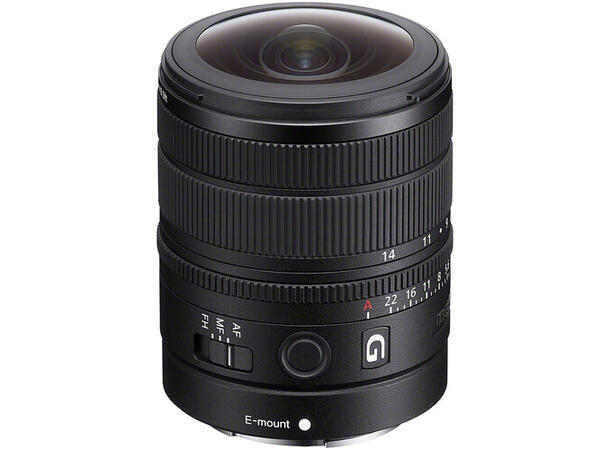 Sony FE 8-14mm F3.5 Fisheye G E-Mount Fullformat. 