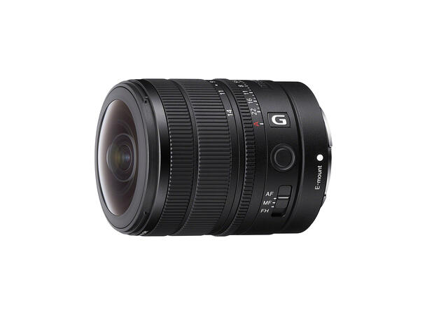 Sony FE 8-14mm F3.5 Fisheye G E-Mount Fullformat. 