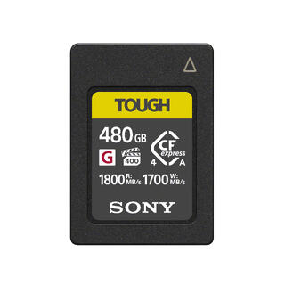 Sony Tough 480 GB CFexpress Type A R1800/W1700 MB/s.