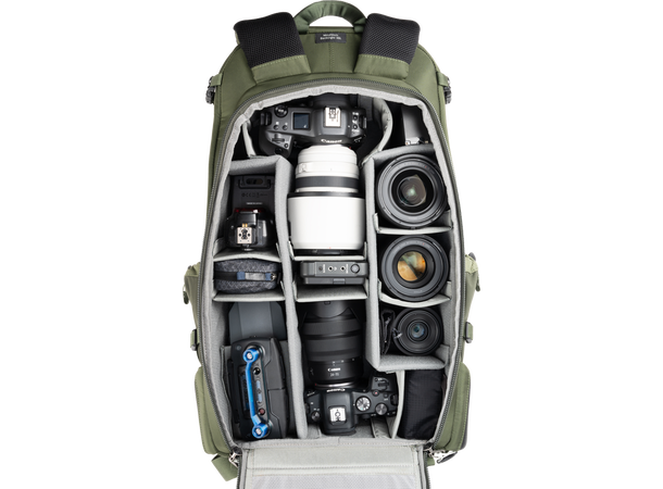 ThinkTank MindShift BackLight 36L, Grønn Solid kombinasjonssekk for foto/dagstur 