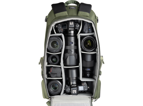 ThinkTank MindShift BackLight 36L, Grønn Solid kombinasjonssekk for foto/dagstur 