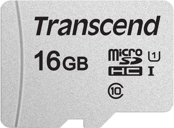 Transcend Silver 300S microSD 16GB Class10 (V30) R95/W45 16 GB 
