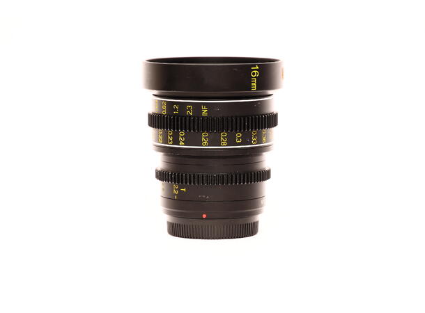 Veydra Mini Prime 16mm/T2.2 BRUKT BRUKT, Se beskrivelse 