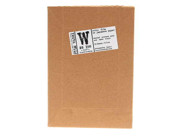 Washi Film W 25 4x5" 12 blad ISO 25, S/H-film, 4x5" 