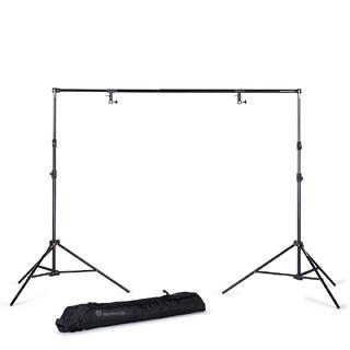 Manfrotto Bakgrunnstativ 1314B Svart To stativ og bom for oppheng av bakgrunn