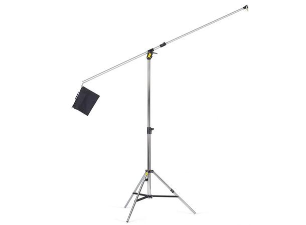 Manfrotto 420CSU Boom kombi Lysstativ Silver, med sandsekk 