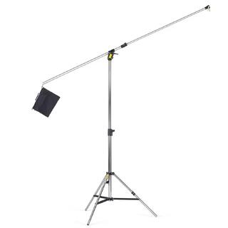 Manfrotto 420CSU Boom kombi Lysstativ Silver, med sandsekk