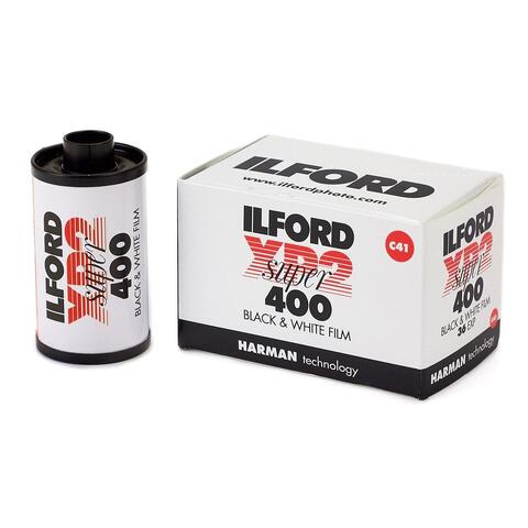 Ilford XP2 Super 135-36 Sort/Hvit-film. 400 ASA, C-41, 36 bilder