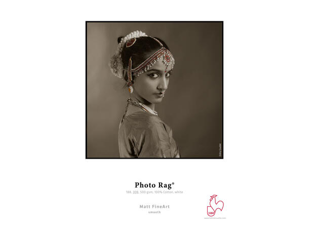 Hahnemühle Photo Rag 308gr RULL 24" 308 gsm, 100% Cotton, white, matt 