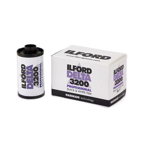 Ilford Delta 3200 135-36 Sort/Hvit-film 3200 ASA, 36 bilder