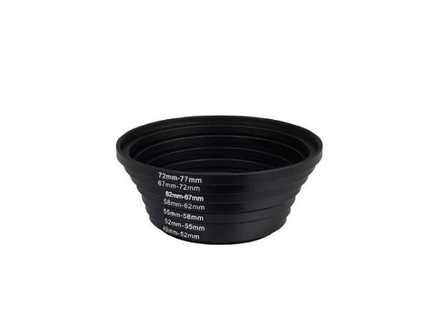 Filter Adapterring Stepring 72-67mm Bruk 67mm filter på 72mm linse 