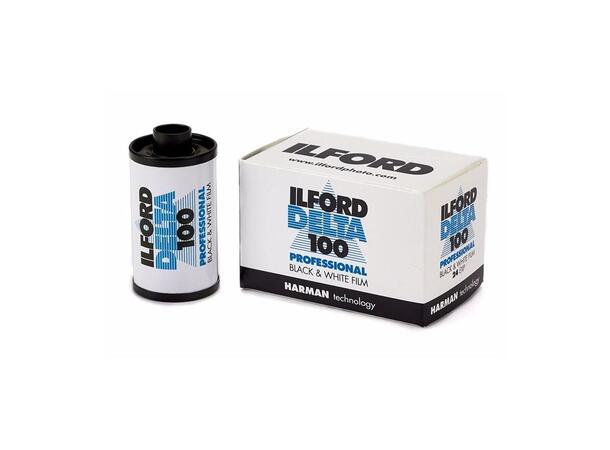 Ilford Delta 100 135-36 Sort/Hvit-film 100 ASA, 36 bilder 