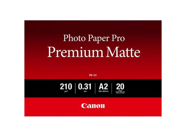 Canon PM-101 Pro Premium Matte A2 20 ark, 210gr