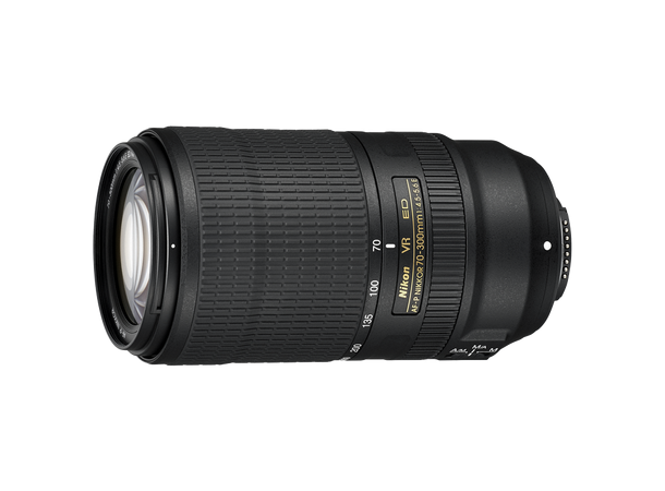 Nikon AF-P 70-300mm f/4.5-5.6E ED VR Telezoom med stabilisator til FX-kamera