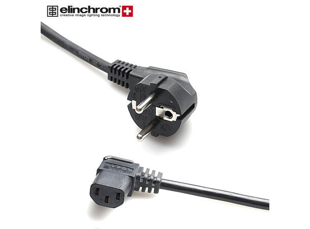 Elinchrom apperatledning 5m Strømkabel apparatledning Schuko 