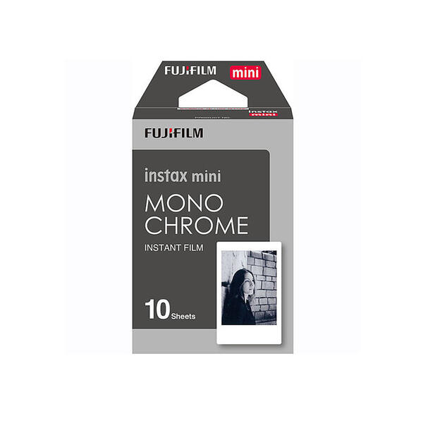 Fujifilm Instax Film mini Monochrome x10 10 bilder,Sort/hvit til Fuji Instax mini