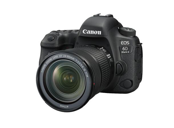 Canon EOS 6D Mark II m/ 24-105mm IS STM 26.2mp, Fullformat, FullHD,WiFi, GPS, BT