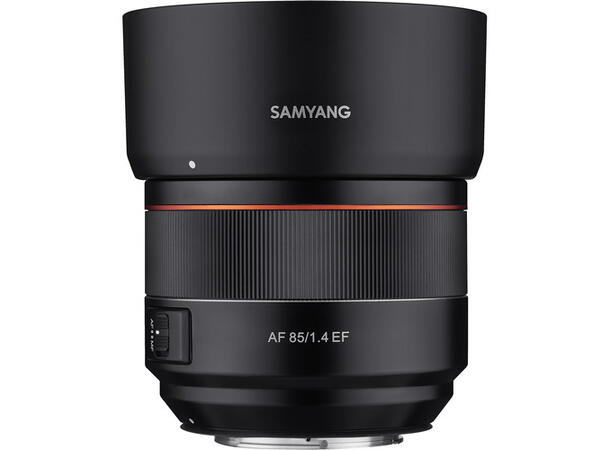 Samyang AF 85mm f/1.4 Canon Portrettobjektivl med autofokus