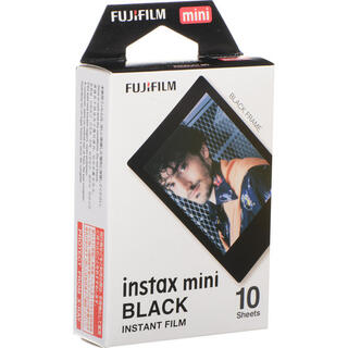 Fujifilm Instax Film 10pk Sort ramme 10 bilder, Fargefilm med sort ramme
