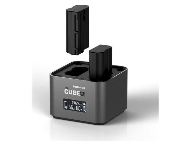 Hahnel ProCube 2 Twin Charger Canon Smart dobbellader for Canon
