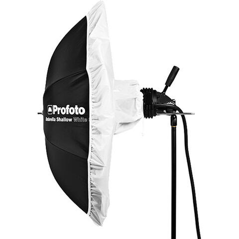 Profoto Umbrella M Diffusor -1.5 Gj&#248;r om hvit/s&#248;lv paraply til softbox