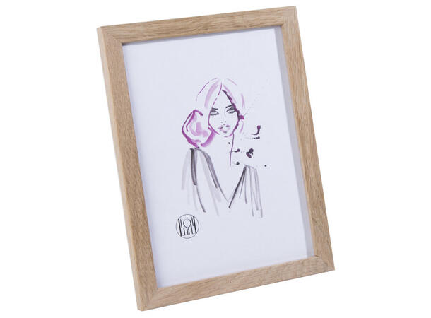 Rock Ramme 40x50 Eik Tynn ramme i tre med glass 