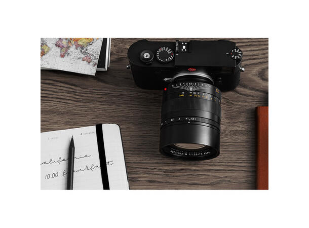 Leica Noctilux-M 75mm f1.25 ASPH Teleobjektiv, Filterfatning E67, Svart