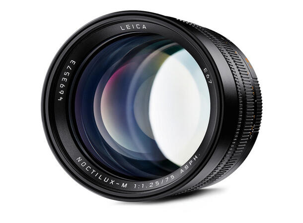 Leica Noctilux-M 75mm f1.25 ASPH Teleobjektiv, Filterfatning E67, Svart 