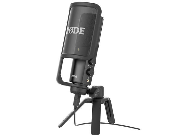 Røde NT-USB Studiomikrofon USB-mikrofon for tale og musikk