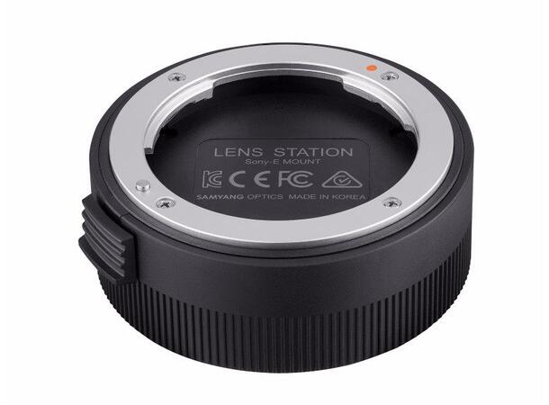 Samyang Lens Station for Sony E optikk Oppdater firmware og fokusjuster optikk 