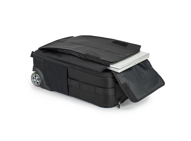 Think Tank  Airport Advantage, svart Rullekoffert som går på fly 