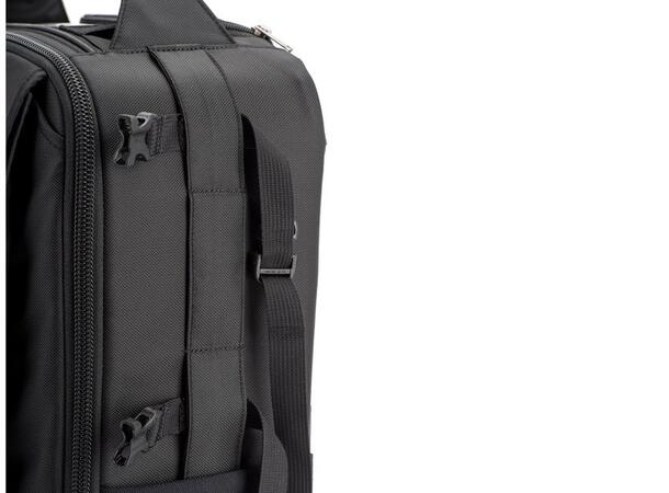 Think Tank  Airport Advantage, svart Rullekoffert som går på fly 