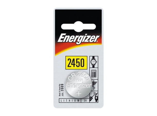 Energizer Batteri Lithium CR2450 2pk Energizer 3V spesialbatteri, 2-pakning 