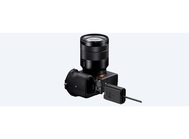 Sony flerbatteriadaptersett for NPFZ100 Strømforsyning & lader for fire batteri 